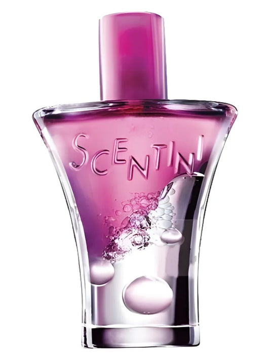 Avon Scentini Plum Twist fragrance bottle