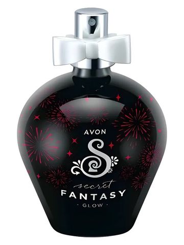 Avon Secret Fantasy Glow fragrance bottle
