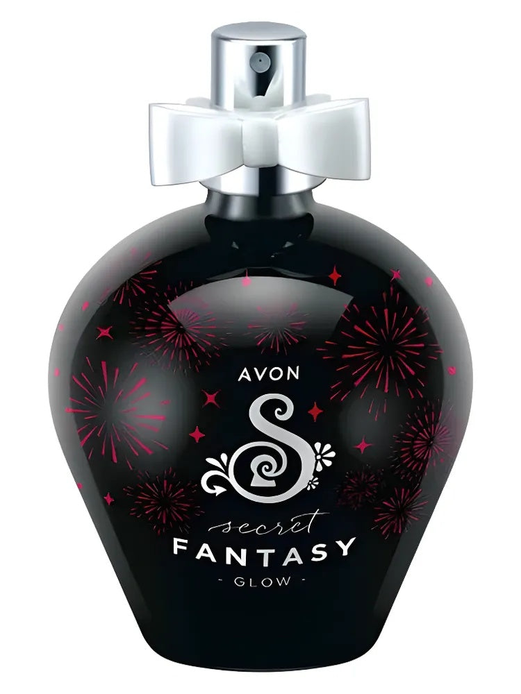 Avon Secret Fantasy Glow fragrance bottle