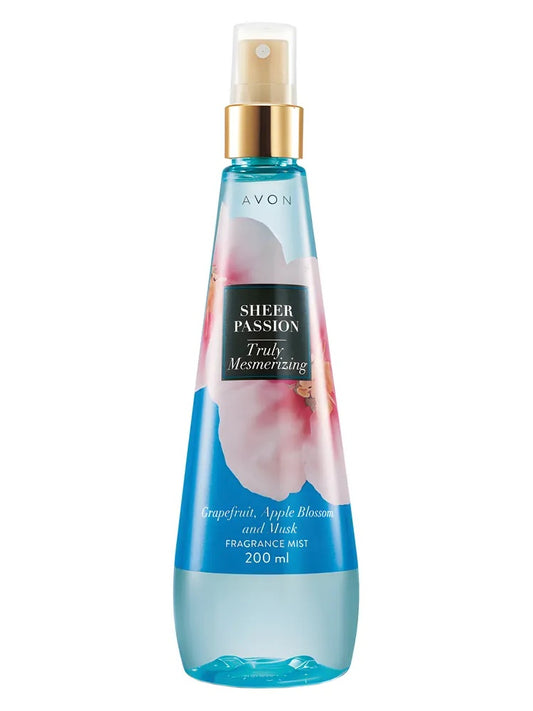 Avon Sheer Passion Truly Mesmerizing fragrance bottle