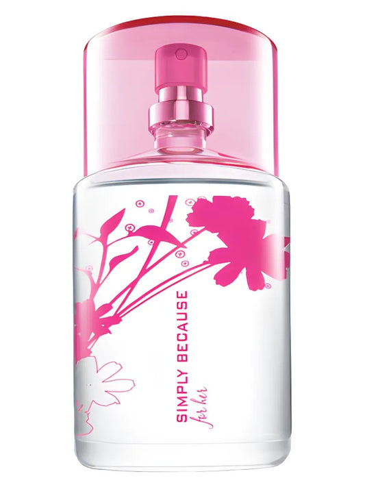 Avon Simply Because fragrance bottle