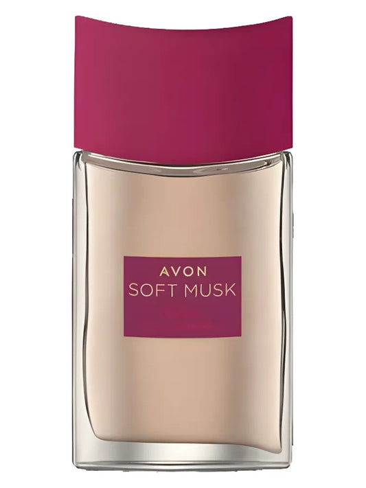 Avon Soft Musk Delice Velvet Berries fragrance bottle