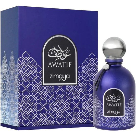 Zimaya Awatif Blue EDP fragrance bottle