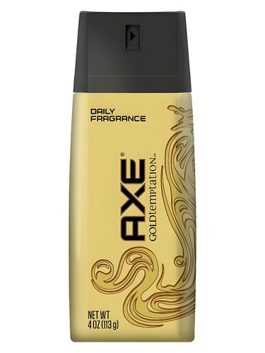 AXE Gold Temptation fragrance bottle