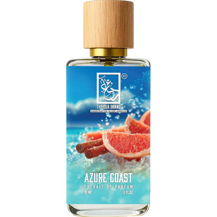 The Dua Brand Azure Coast fragrance bottle