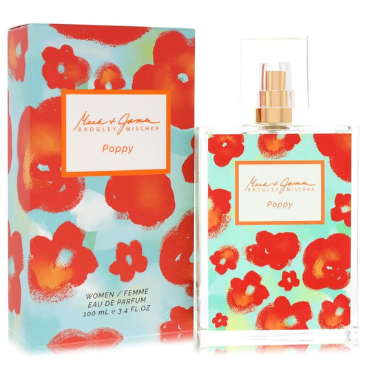 Badgley Mischka Poppy EDP fragrance bottle