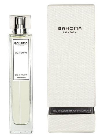 Bahoma London Eau de Cristal fragrance bottle