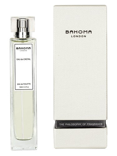 Bahoma London Eau de Cristal fragrance bottle