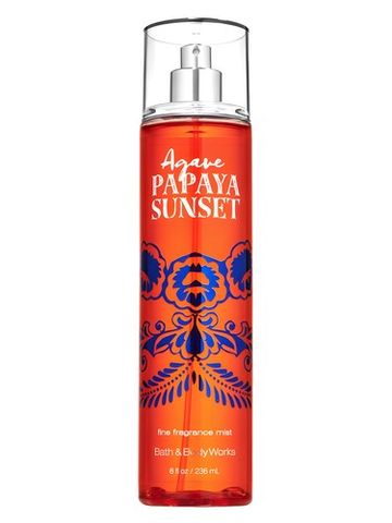 Bath Body Works Agave Papaya Sunset fragrance bottle