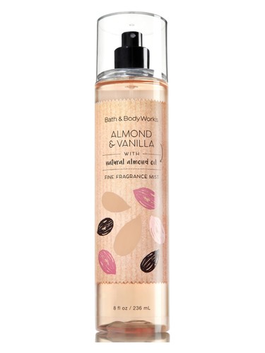 Bath Body Works Almond & Vanilla fragrance bottle