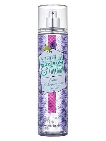Bath Body Works Apple Blossom & Lavender fragrance bottle