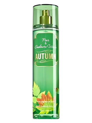 Bath Body Works Autumn Pear & Cashmere Woods fragrance bottle