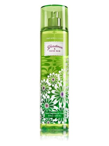 Bath Body Works Gardenia & Fresh Rain fragrance bottle