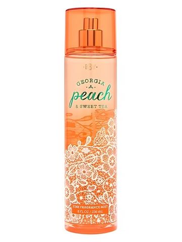 Bath Body Works Georgia Peach & Sweet Tea fragrance bottle