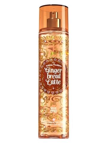 Bath Body Works Gingerbread Latte fragrance bottle