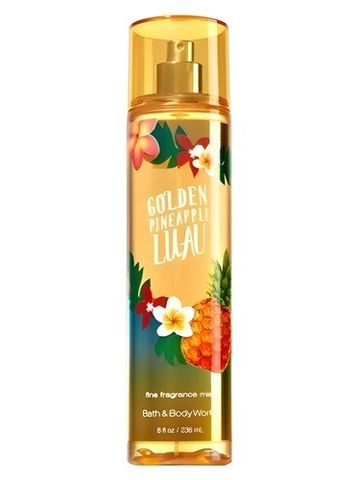 Bath Body Works Golden Pineapple Luau fragrance bottle
