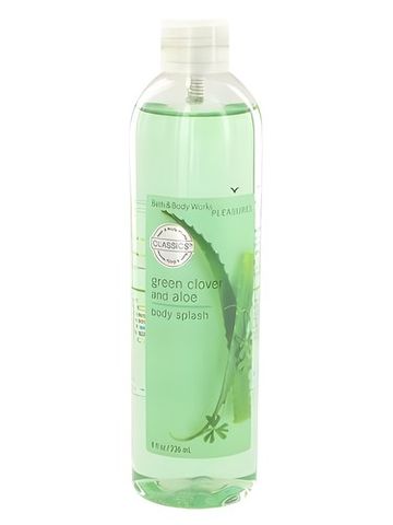 Bath Body Works Green Clover and Aloe fragrance bottle