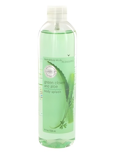 Bath Body Works Green Clover and Aloe fragrance bottle