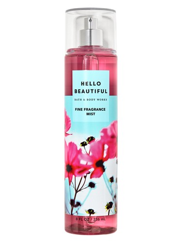 Bath Body Works Hello Beautiful fragrance bottle