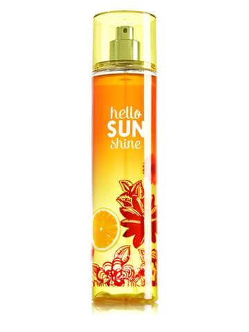 Bath Body Works Hello Sunshine fragrance bottle