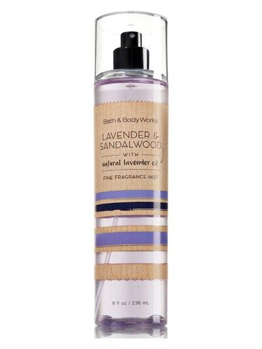 Bath Body Works Lavender & Sandalwood fragrance bottle
