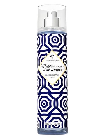 Bath Body Works Mediterranean Blue Waters fragrance bottle