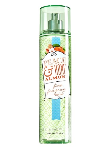 Bath Body Works Peach & Honey Almond fragrance bottle