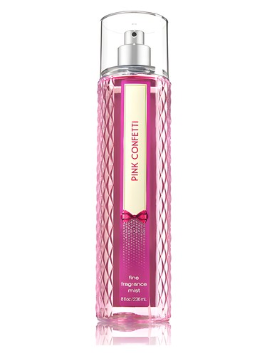 Bath Body Works Pink Confetti fragrance bottle