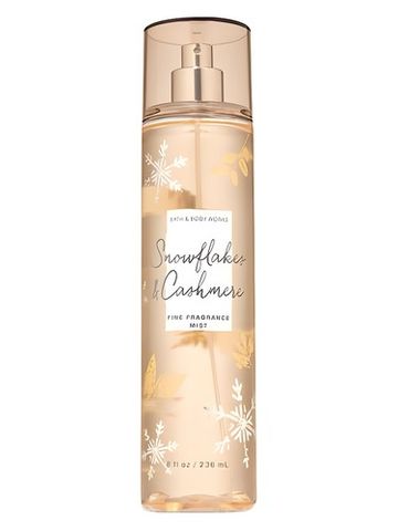 Bath Body Works Snowflakes & Cashmere fragrance bottle
