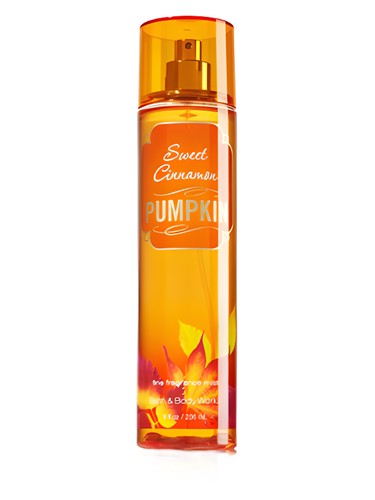 Bath Body Works Sweet Cinnamon Pumpkin fragrance bottle