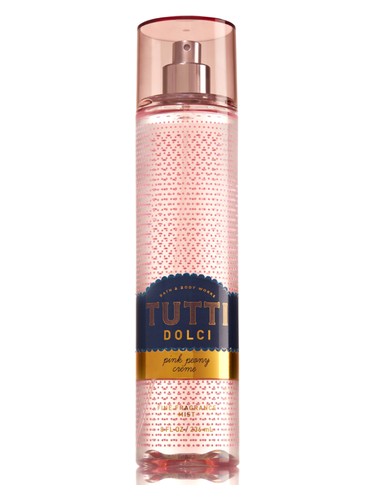 Bath Body Works Tutti Dolci Pink Peony Creme fragrance bottle