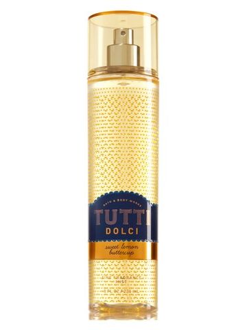 Bath Body Works Tutti Dolci Sweet Lemon Buttercup fragrance bottle