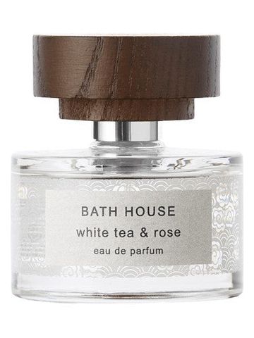 Bath House White Tea & Rose fragrance bottle