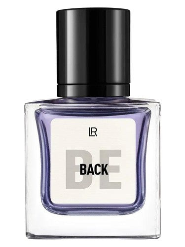 LR Be Back fragrance bottle