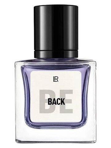 LR Be Back fragrance bottle