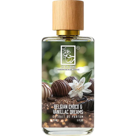 The Dua Brand Belgian Choco & Vanillac Dreams fragrance bottle