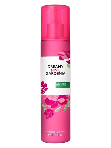 Benetton Dreamy Pink Gardenia fragrance bottle