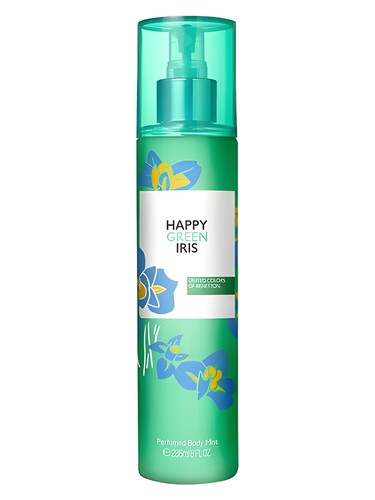 Benetton Happy Green Iris fragrance bottle