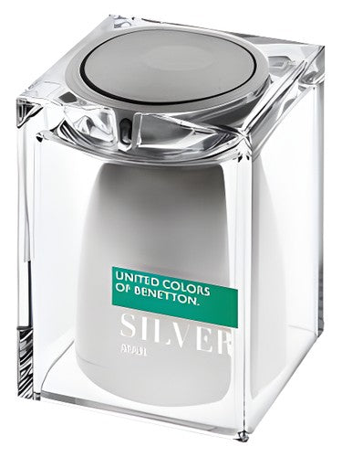 Benetton Silver Man fragrance bottle
