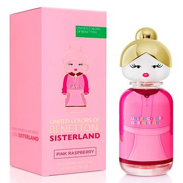 Benetton Sisterland Pink Raspberry EDT fragrance bottle