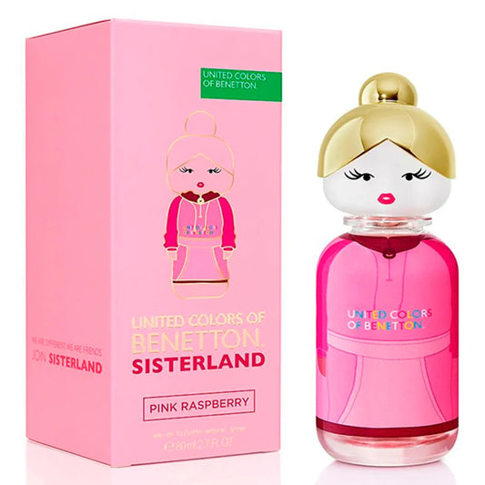 Benetton Sisterland Pink Raspberry EDT fragrance bottle