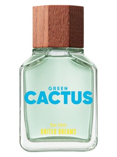 Benetton United Dreams Green Cactus For Him fragrance bottle