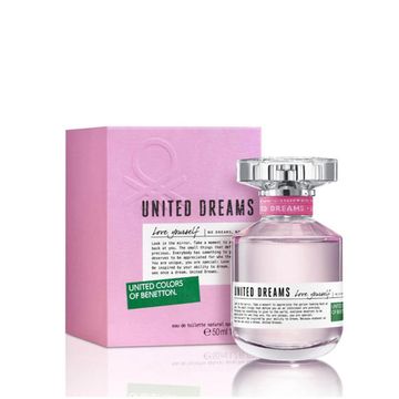 Benetton United Dreams Love Yourself EDT fragrance bottle