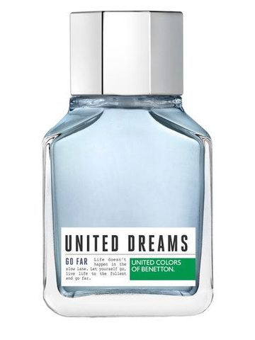 Benetton United Dreams Men Go Far fragrance bottle