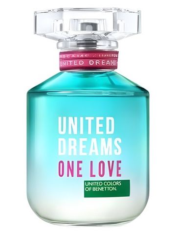 Benetton United Dreams One Love fragrance bottle