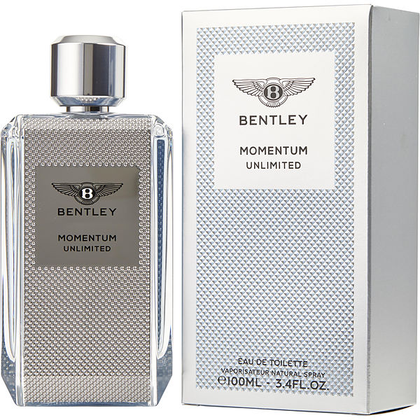 Bentley Momentum Unlimited EDT fragrance bottle