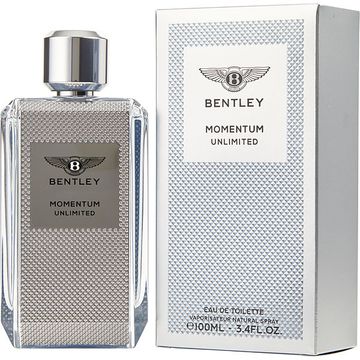 Bentley Momentum Unlimited EDT fragrance bottle