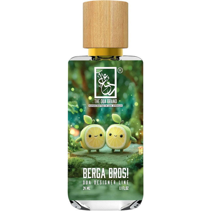 The Dua Brand Berga Bros! fragrance bottle