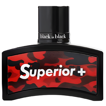 Black Is Black Superior EDT fragrance bottle