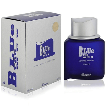 Blue EDT fragrance bottle